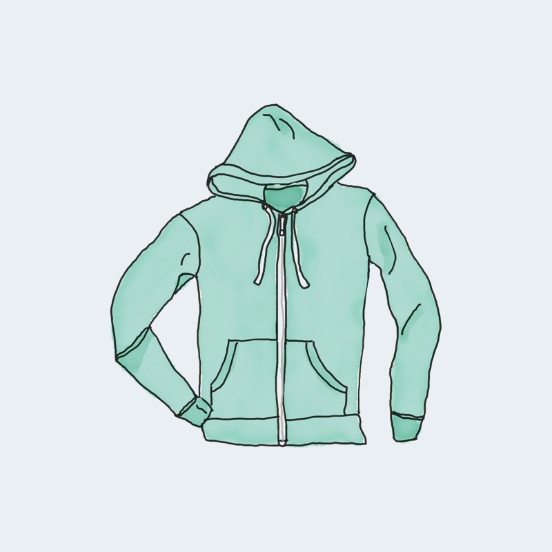 Hoodie with Zipper: imagen 1